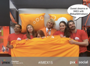 Always fun to see the social team of IMEX!