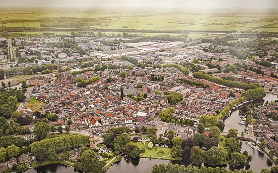 Bird's Eye view of Woerden
